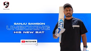 Unboxing with SG Sanju with his favourite SG cricket gear for this season unboxing ipl [upl. by Alair898]