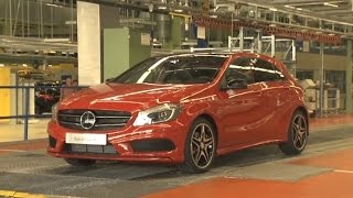 MercedesBenz AClass Production at the Rastatt plant [upl. by Kuehnel]