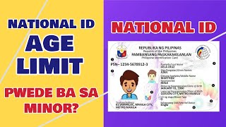 National ID Age Limit What is the minimum age for National ID Registration [upl. by Leuams]