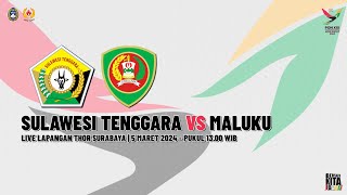 BABAK KUALIFIKASI PON ACEHSUMUT GRUP A  SULAWESI TENGGARA VS MALUKU [upl. by Aduhey876]