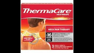 ThermaCare HEATWRAP review  back pain relief [upl. by Yatnohs]