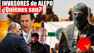 ¿Quiénes son LOS CONQUISTADORES DE ALEPO Conoce más de la MILICIA que reta a SIRIA y RUSIA [upl. by Hanny929]