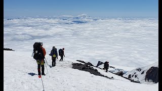 Climbing Mt Rainier  The Disappointment Cleaver [upl. by Rahman]