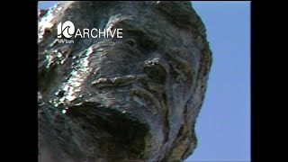 WAVY Archive 1981 NC Manteo Sir Walter Raliegh Statue [upl. by Sivam]