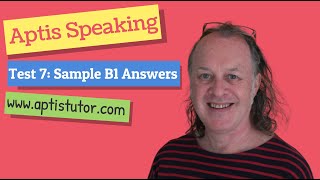 Aptis ESOL Speaking Test 7 with B1 answers  Aptis General Speaking Con Respuestas Modelo B1 [upl. by Nazay]