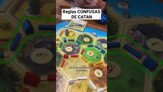 🎲 Reglas CONFUSAS de Catan 🎲 Construcción en medio de carretera rival 🏠 [upl. by Vincenz]