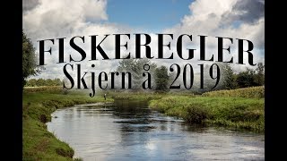 Fiskeregler Skjern Å 2019 English and Danish subtitles [upl. by Lonier]