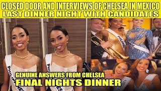 GET TO KNOW MORE ABOUT CHELSEA CLOSED DOOR INTERVIEW AND THE CANDIDATES LAST DINNER TOGETHER [upl. by Aneed]