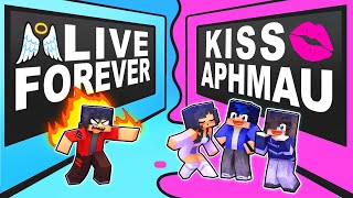 KISS APHMAU or LIVE FOREVER in Minecraft [upl. by Dubois]