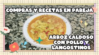 ARROZ CALDOSO CON POLLO Y LANGOSTINOS [upl. by Griz757]