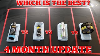 Whats The Best 4 Month Update Gyeon Can Coat v Meguiars Hybrid Coating v Carpro Lite v Fusso Coat [upl. by Ehrlich]