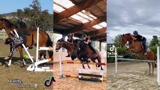 THE BEST HORSE RIDING TIKTOK COMPILATION SHOWJUMPING 2022 1 [upl. by Edrea]