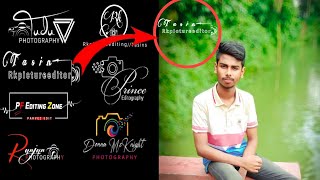 How to stylish professional photography logo l l and make photographs logo arte [upl. by Neira]