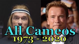 Arnold Schwarzenegger All cameos voice overs TV Shows Music Clips amp uncredited movies 1973  2020 [upl. by Wilhelm]