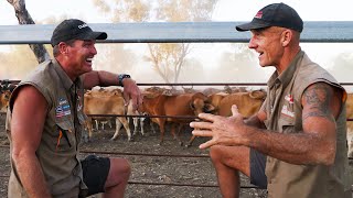 🔥 CATTLE MUSTER in Outback Australia — Its HARD COUNTRY for Hard Men [upl. by Shir]