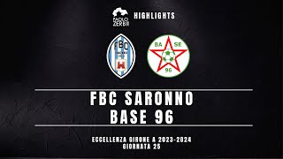 HIGHLIGHTS Eccellenza Gir A 2324  FBC Saronno  Base 96 [upl. by Yeldar]