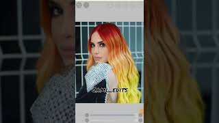 kim loaiza pelo color🔴🟠🟡 camiedits [upl. by Aseuqram594]