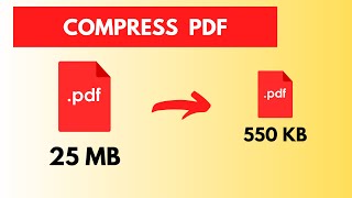 How to Compress PDF File Size  Compress PDF File Size  ilovepdf [upl. by Arrotal]