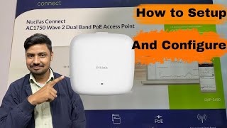 dlink ac1750 dap 2680 wave dual band setup and configure Step by Step In Hindi [upl. by Anaeli]