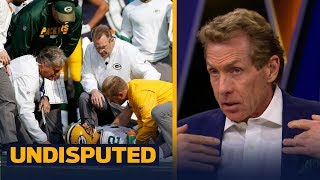 Packers QB Aaron Rodgers breaks collarbone in Week 6  Skip and Shannon react  UNDISPUTED [upl. by Tench829]