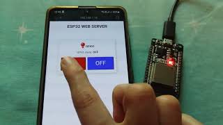 Demo ESP32 Web Server with ESP IDF [upl. by Dygall]