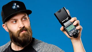 SPEEDLIGHT TUTORIAL  HOW TO USE THE GODOX V860II  Flashpoint Zoom R2 TTL Lithium Ion [upl. by Aivekal7]