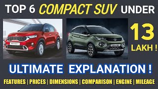 New Tata Nexon vs Hyundai Venue vs Maruti Brezza vs Kia Sonet vs Mahindra XUV300  MAHA COMPARISON [upl. by Leo]