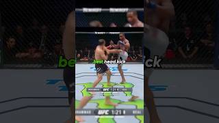 Best Head kick Setup in MMA 🦵💥 ufc [upl. by Miun]