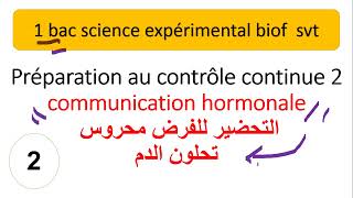 1 BSEF contrôle 2  glycémie تحلون الدم 2 [upl. by Ecidnarb]