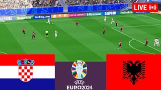 Croatia vs Albania LIVE Euro 2024 Germany Full Match  Simulation Video Games [upl. by Arianna]