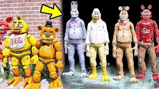 ANIMATRONICS MOVIE VS ANIMATRONICS JRs ASSOMBRADOS  GTA V Five Nights at Freddys [upl. by Anilam]