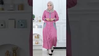 Baju Gamis wanita Bahan katun toyobo Terbaru Baju tunik wanita terbaru kekinian [upl. by Nabal]