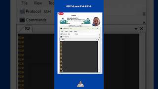 Configura OSPFv3 para IPv4 e IPv6 en 50 segundos ccna networkprotocol shorts [upl. by Cedric]