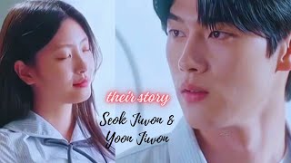 Yoon Ji won x Seok Ji won ft One time by JBieber  Love your Enemy FMV Hate to Love Story Kdrama [upl. by Eisak753]