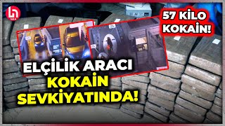 Türkiyenin Minsk Büyükelçiliğine ait kırmızı plakalı araçla İstanbula 57 kilo kokain getirildi [upl. by Nylra]