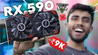 Cheapest 8GB Graphic Card For Extreme 1080P Gaming 🤩 AMD RX 590 GPU⚡️ Normal PC into Gaming PC [upl. by Pangaro]