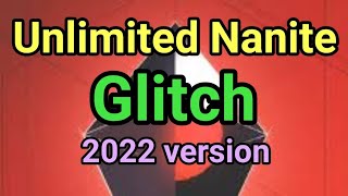 Unlimited Nanite glitch 2022 nomanssky [upl. by Terr]