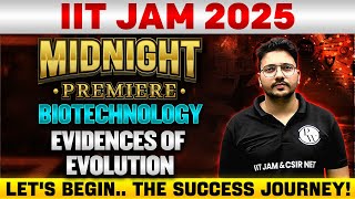 IIT JAM Evidences of Evolution amp Anatomical Evidences of Evolution  IIT JAM 2025 Biotechnology [upl. by Dnana181]