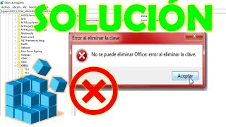 error al eliminar la clave  solución 💯 windows 10 7  2020 [upl. by Chrisoula]