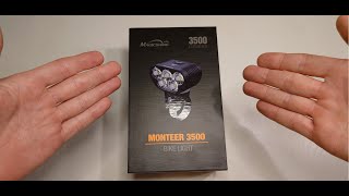 Unboxing the bike light Magicshine Monteer 3500 lumens [upl. by Eita]