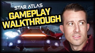 Star Atlas Gameplay Walkthrough with CEO Michael Wagner [upl. by Yolande458]