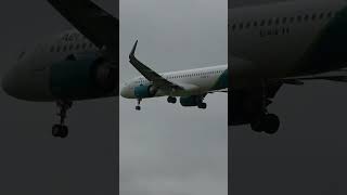 aerlingus a320neo close up landing aviation planespotting planes [upl. by Ellednek]