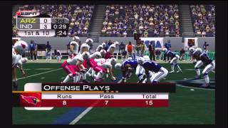 ESPN NFL 2K5 Tribute Series Cardinals vs Colts 2k15 Roster [upl. by Juana]