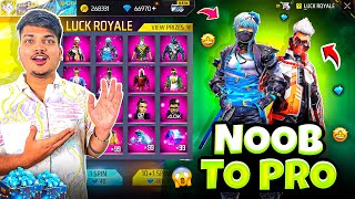 Free Fire Luckiest Id In Noob To Pro Got All Bundles And Gun Skins In 1 Spin😍 Garena Free Fire [upl. by Rosemarie]