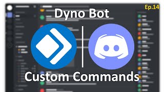 Dyno Bot Tutorials  Complex Preset Moderation ResponseReason Custom Commands [upl. by Hayimas]