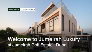 Luxury Living  Family Villa at Jumeirah Golf Estates  haus amp haus [upl. by Ertha]