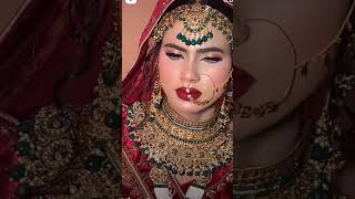 braidalnath kaishe pahnaybridalmeckup hairstyle stepbystepbridalmakeuptutorial hair wedding [upl. by Essirehc]