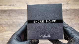 LALIQUE Encre Noire Unboxing [upl. by Bethena]