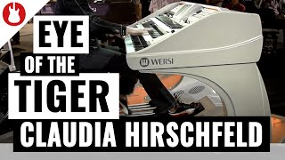 Musikmesse 2012  Claudia Hirschfeld bei WERSI  Teil 2  Live Eye of the Tiger [upl. by Suixela940]