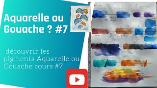 Aquarelle ou Gouache  quelle différence  aquarellefacile watercolor [upl. by Molli]